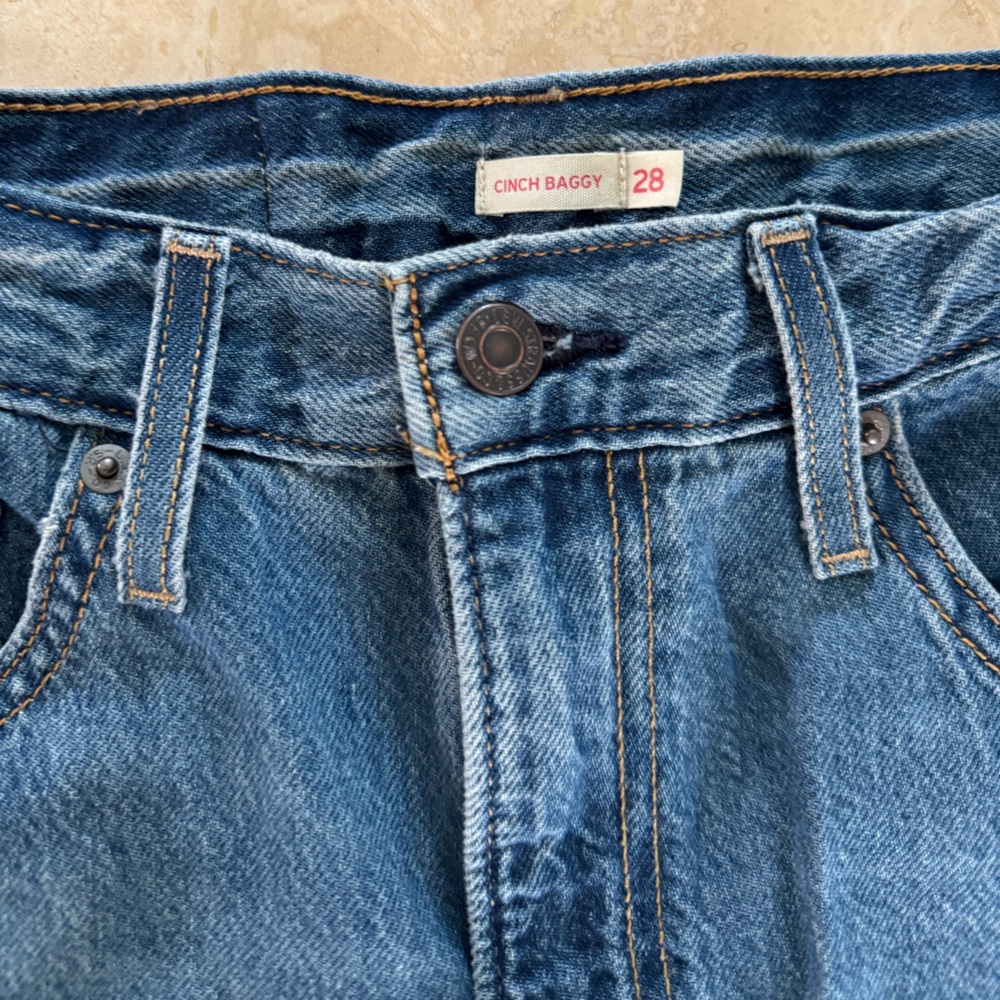 Levi’s Cinch Baggy Jeans Medium Wash - Picture 4 of 7